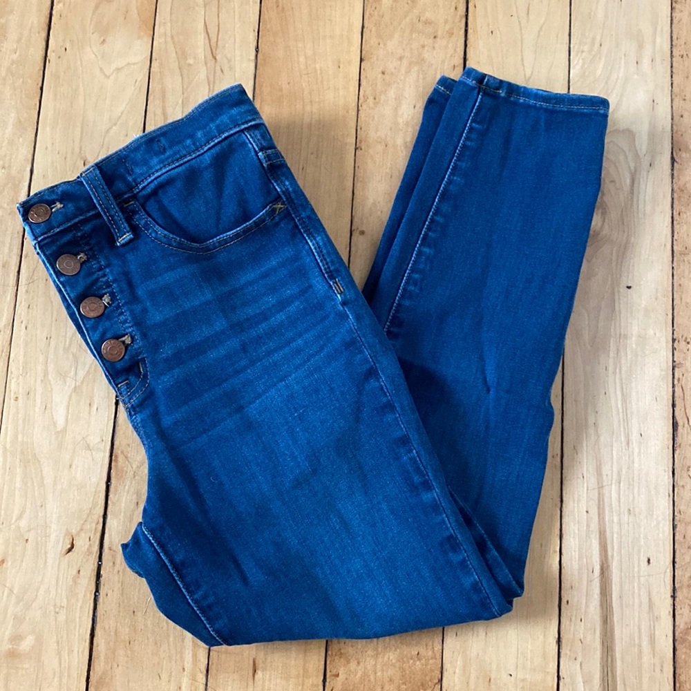Madewell 10” skinny high rise size 27